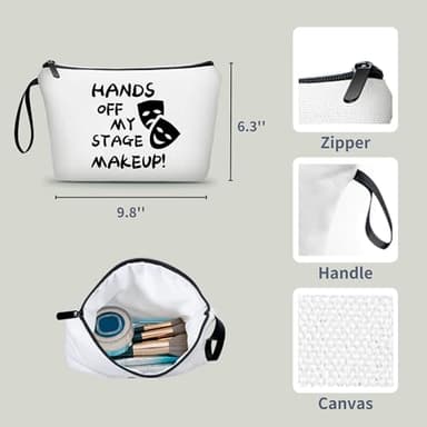 Small Funny Birthday Girlfriend Gifts for Women Makeup Cosmetic Travel Bags for Women Gag Gifts Funny Adult Teen Girls - Image 2