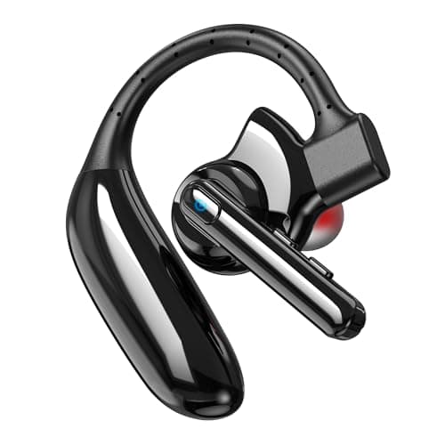 Bluetooth Headset Dual-Mic V5.4 Wireless Bluetooth Earpiece Noise Canceling Hands-Free Headphones 14 Hours Talking Time 140H Standby for Cell Phones iPhone Android Trucker,Office,Driving,Business - Image 1