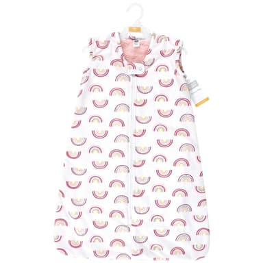Hudson Baby Unisex Baby Plush Faux Fur Sleeping Bag, Wearable Blanket, Modern Rainbow, 18-24 Months - Image 2