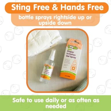Boogie Hypochlorous Acid Diaper Irritation Gel Spray, Baby Essentials for Diaper Rash, Soothing Cleansing Spray, 3.4oz - Image 5