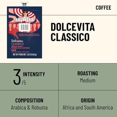 Flavia Lavazza Dolcevita Classico Coffee Freshpacks works only with Flavia Brewers, Medium Roast (Case of 76) - Image 2