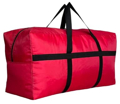 DoYiKe Extra Large Storage Duffle Bag for Travel, Foldable Oversized Giant Big Traveling Red Duffle Bag - Image 1