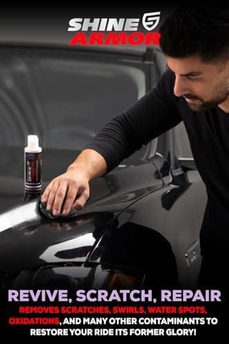 Shine Armor Car Polishing Compound Kit - Restore Faded Paint, Remove Light Scratches, Fix Paint Transfer, and Eliminate Drying Streaks - Image 5