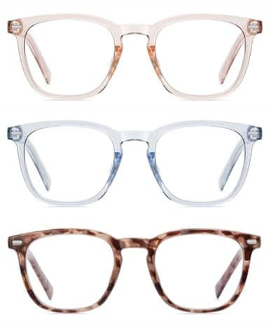 EYECEDAR 3-Pack Reading Glasses for Women Blue Light Blocking Eye Glasses Eyeglasses Readers for Women 2.0 - Image 3