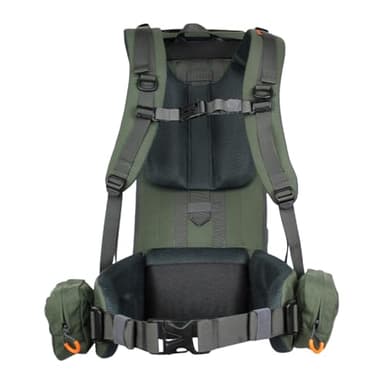 SPIKA Hunting Backpack Internal Frame for Men Waterproof Hunting Pack with Rifle Holder Rain Cover Extendable 40L+ Capacity - Image 2