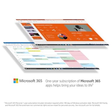 HP 14 Laptop • Back to School Limited Edition with Microsoft 365 • 4-Core Intel CPU • 32GB RAM •1600GB Storage (64GB OnBoard + 512GB P500 Portable SSD + 1TB OneDrive) • Pink • Win 11 - Image 8