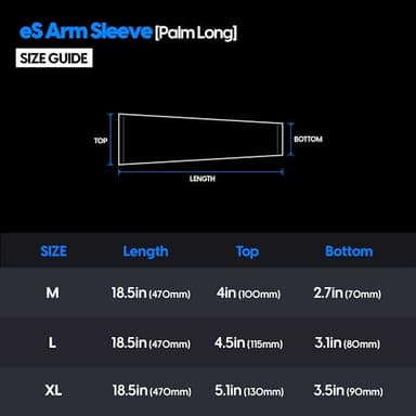 PULSAR eS Gaming Arm Sleeve for Esports Gaming Compression Sleeve, Palm Long XL Black - Image 7