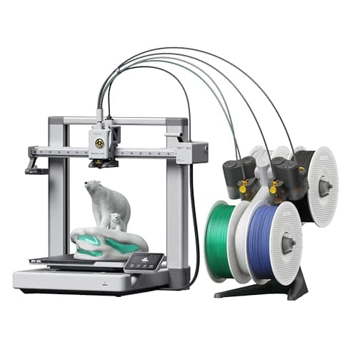 Bambu Lab A1 Combo, A1 3D Printer and AMS lite, Support Multi-Color 3D Printing, High Speed & Precision, Full-Auto Calibration & Active Flow Rate Compensation, ≤48 dB Quiet FDM 3D Printers - Image 1