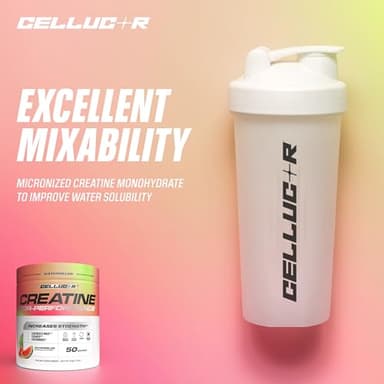 Cellucor Creatine Powder, Watermelon Flavor - Increases Strength, Lean Muscle Mass & Endurance, Micronized Creatine for Fast Absorption, 5g Creatine per Serving, 50 Servings - Image 6