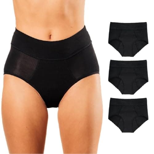 Bambody Period Underwear For Women Heavy Flow, 3 Pack Period Underwear for Teens, Soft and Breathable Period Panties - Image 1