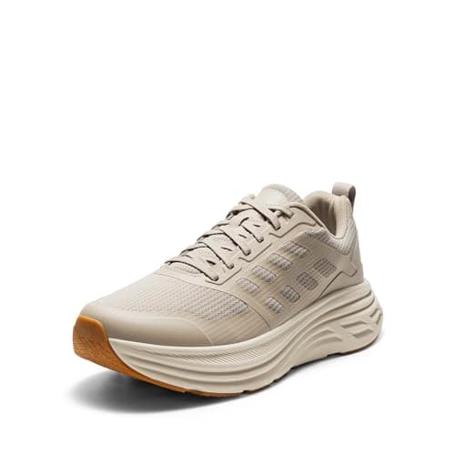 NORTIV 8 Men's Walking Running Tennis Cushioning Shoes ActiveFloat Non Slip Athletic Gym Workout Jogging Comfortable Sneakers,Size 10,Apricot,SNWS245M - Image 1