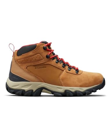 Columbia Men's Newton Ridge Plus II Suede Waterproof, 2024 Elk/Mountain Red, 11.5 - Image 4