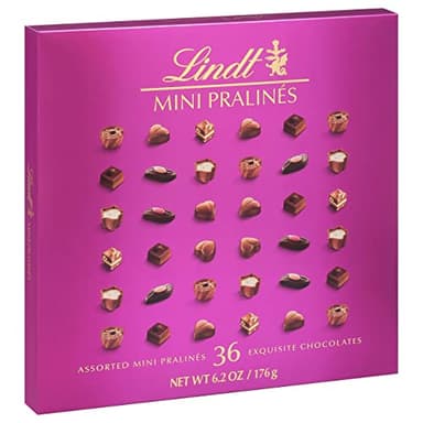 Lindt Mini Pralines, Assorted Chocolate Pralines with Premium Filling, Perfect for Mother’s Day Gifting, 6.2 oz Box - Image 4