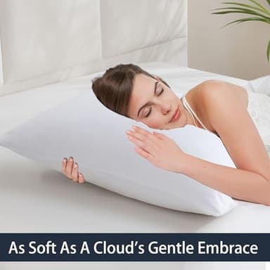 ZPECC Pillow Cases Bulk 24 Pack - Standard Pillowcases with Envelope Closure, Soft Brushed Microfiber Pillow Cover for Hotel Airb&bs Hospital Bedding Essential (Snow White) - Image 7