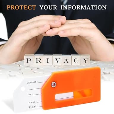 8 Pack Silicone Luggage Tag for Suitcases with Stainless Loop, TSA Approved, Privacy Protection Travel Essentials Bag Tags by Gostwo, Mixed Color - Image 4