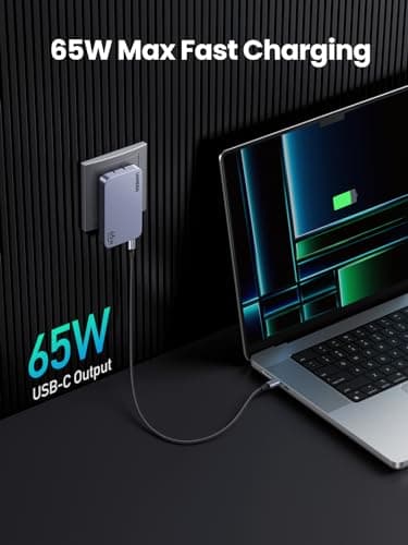 UGREEN Nexode Pro 65W GaN USB C Slim Wall Charger, 3-Port Compact Fast PPS Charger for iPhone 17/16/15 Series, MacBook Air, iPad Pro, Galaxy S25/S24, Pixel 10/9, Steam Deck - Image 2