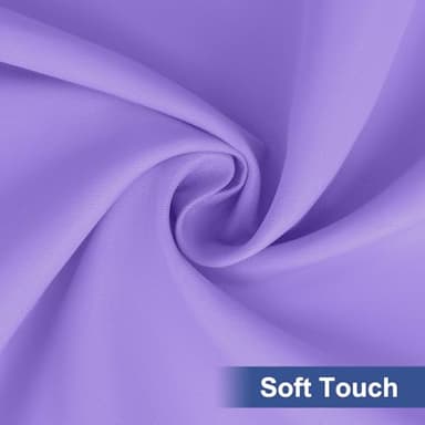 homing Rectangle Table Cloth Cover, Waterproof Polyester Elastic Fitted Tablecloth, Fits for 6 Foot Folding Tables, Washable Table Protector for Picnic, Camping, Outdoor (Lavender, 30" x 72") - Image 3
