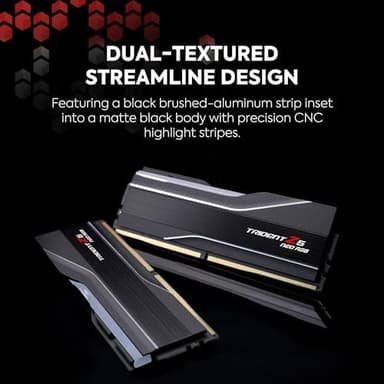 G.SKILL Trident Z5 Neo RGB Series DDR5 RAM (AMD Expo & Intel XMP 3.0) 64GB (2x32GB) 6000MT/s CL36-36-36-96 1.35V Desktop Computer Memory U-DIMM - Matte Black (F5-6000J3636F32GX2-TZ5NR - Image 5