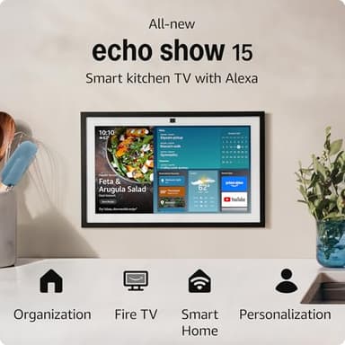 Echo Show 15 (newest model) with Ring Battery Doorbell Plus (newest model) - Image 2