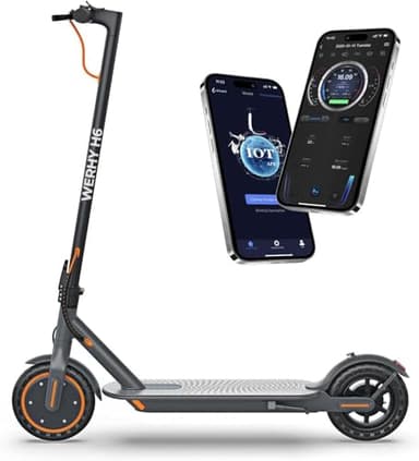 WERHY Electric Scooter, 350W/500W Motor, Top Speed 19/22 mph, Max 16/23/28Miles Ranges, Foldable E Scooter for Adults (8.5''-350W-19Mph) - Image 1