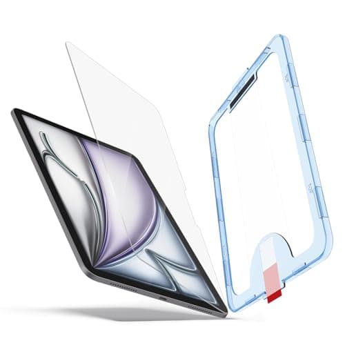 MOBDIK 1 Pack Tempered Glass Screen Protector Compatible with iPad Air 11 inch M3 2025/ M2 2024, Ultra Clear, Anti-Scratch, Case Friendly, EZ Kit - Image 1