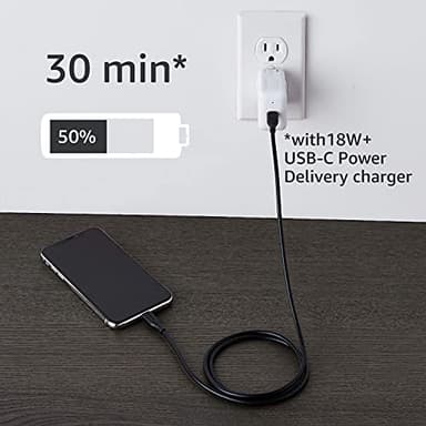 Amazon Basics USB-2.0 Type C to Lightning Cable (MFi Certified), 3 Feet, Black - Image 6