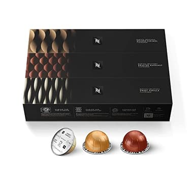 Nespresso Capsules Vertuo, Barista Flavored Pack, Medium Roast Coffee, 30 Count Coffee Pods, Brews 7.8oz. - Image 1