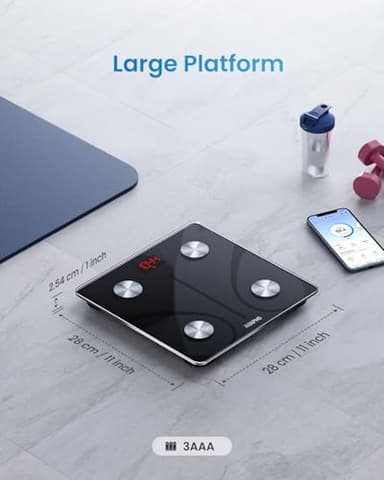RENPHO Smart Scale for Body Weight, Digital Bathroom Scale BMI Weighing Bluetooth Body Fat Physician Scale, Body Composition Monitor Health Analyzer with Smartphone App, 400 lbs - Elis 1 - Image 7
