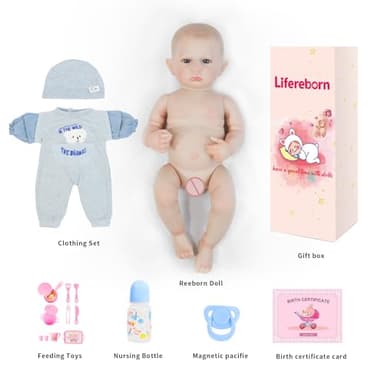 Reborn Baby Dolls Boy - 20 Inch Realistic Newborn Baby Dolls Full Vinyl Soft Body Anatomically Correct Real Life Baby Dolls with Doll Accessories and Gift Box for 3+ Year Old Kids - Image 5