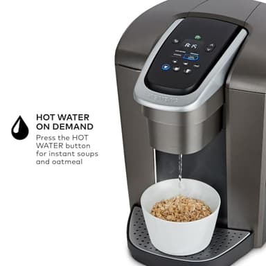 Keurig K-Elite Single Serve K-Cup Pod Coffee Maker, with Strength and Temperature Control, Iced Coffee Capability, 8 to 12oz Brew Size, Programmable, Brushed Slate - Image 6