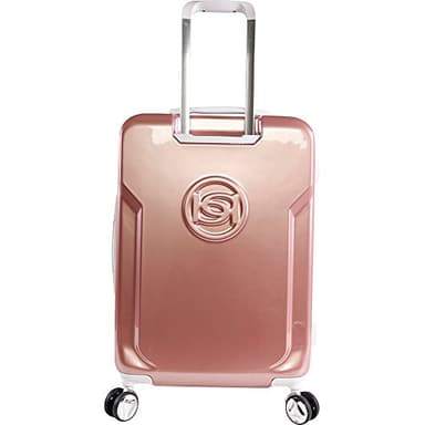 BEBE Women's Stella 21" Hardside Carry-on Spinner Luggage,Telescoping Handles, Rose Gold, One Size - Image 4