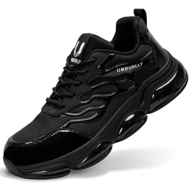 Steel Toe Shoes for Men Women Composite Toe Work Sneakers Comfortable Indestructible Safety Shoes Lightweight Breathable Construction Sneakers Puncture Proof Air Cushion - Image 1