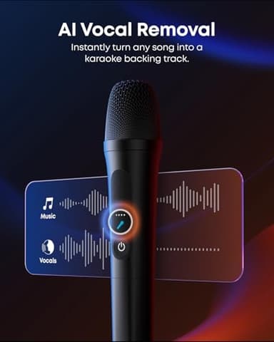 soundcore Rave 3S AI Party Speaker with 2 Wireless Microphones, 200W Sound, AI Vocal Removal, Reverb, Light Show, 12H Playtime, Portable Bluetooth PA System for Home, Party, or Backyard - Image 6