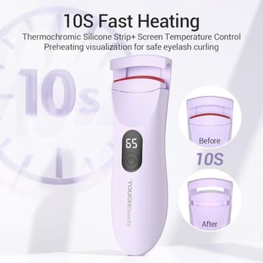 TOUCHBeauty – Quick Heating, Long-Lasting Curl Purple - Image 4