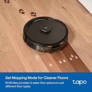 Tapo LiDAR Smart Navigation Robot Vacuum and Mop with Self-Emptying Dock, 5300Pa Max, 97%+ Dust Pickup Rate, Customizable Cleaning, Self-Charging, Compatible with Alexa & Google Home, RV30 Max Plus - Image 6