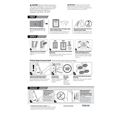 Command Picture Hanging Strips Variety Pack, Damage Free Hanging Picture Hangers, No Tools Wall Hanging Strips for Living Spaces, White, 16 Small Pairs and 32 Medium Pairs (96 Strips) - Image 10