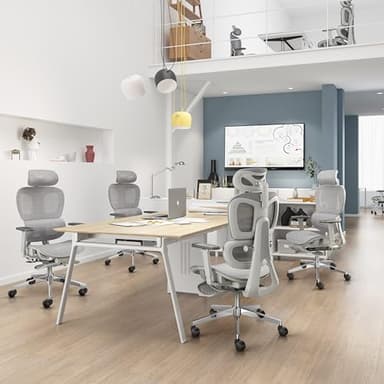 PatioMage Ergonomic Mesh Office Chair with 3D Adjustable Armrest,High Back Desk Computer Chair Ergo3d Ergonomic with Wheels for Home & Office - Image 2