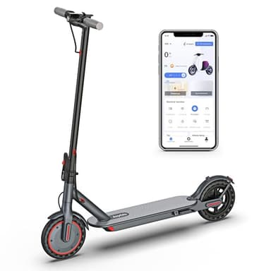 Electric Scooter Adults, Powerful 350W E-Scooter, Max 19 Mph & 15-19 Miles Range Scooters, Folding Scooters with 8.5" Solid Tires, Commuting Scooter Kick Scooter with APP Control - Image 9