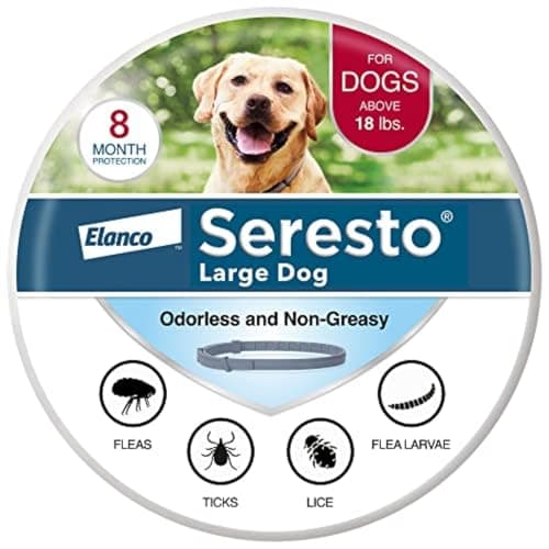 Seresto Large Dog Vet-Recommended Flea & Tick Treatment & Prevention Collar for Dogs Over 18 lbs. | 8 Months Protection - Image 1