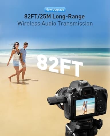 MENERESAS 3-in-1 Mini Microphone for iPhone: Wireless Lavalier Microphones for iOS/Android/Camera - Noise Reduction Lapel Mic forLive Stream - HiDefSound for Video Mavericks (Dignified Black) - Image 4