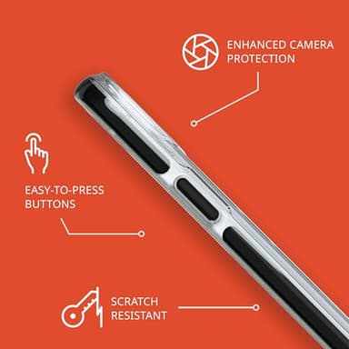 Tech21 Evo Crystal Kick case for iPhone 15 Plus - Compatible with MagSafe - Impact Protection Case - Clear/Black - Image 5