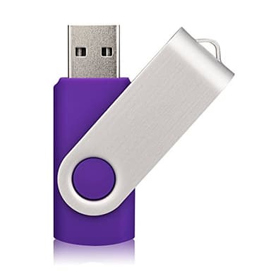 Aiibe 5pcs USB Flash Drive 4GB Pen Drive Thumb Drives USB Drive (5 Colors: Black Red Yellow White Purple) - Image 7