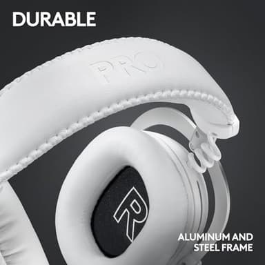 Logitech G PRO X 2 Lightspeed Wireless Gaming Headset: Detachable Boom Mic, 50mm Graphene Drivers, DTS:X Headphone 2.0—7.1 Surround, Bluetooth/USB/3.5mm Aux, for PC, PS5, PS4 - White (Renewed) - Image 9