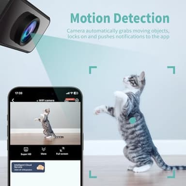 Hidden Camera, Nanny Cam for Home | 2025 4K HD Mini Security Camera, Free Cloud & SD Storage, Works with/Without WiFi for Baby/Pet/Nanny Monitoring - Image 3