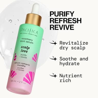 Pacifica Scalp Care Set – Rosemary Mint Daily Scalp Refresher, Detoxifying Serum & Clarifying Scalp Massager for Healthy, Hydrated Scalp, Vegan & Cruelty-Free - Image 2
