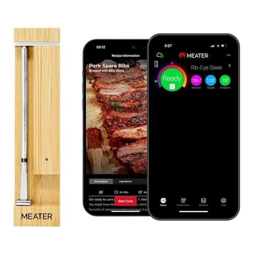 MEATER Pro: Smart Bluetooth Wireless Meat Thermometer Digital | 1000°F Heat Resistance | Long Range | Certified Accuracy | BBQ, Oven, Grill, Smoker, Air Fryer, Deep Fryer - Image 1