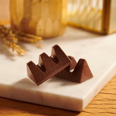 TOBLERONE Tiny Assorted Chocolate Bars Variety Pack (Milk & Dark), 1 Gift Box (25 Pieces) - Image 9