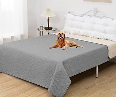 fuguitex Waterproof Dog Bed Cover Couch Cover for Pet Anti-Slip Cat Mat Pet Pad Blanket for Sofa Chair Recliner Bed Furniture Protrctor - Image 1