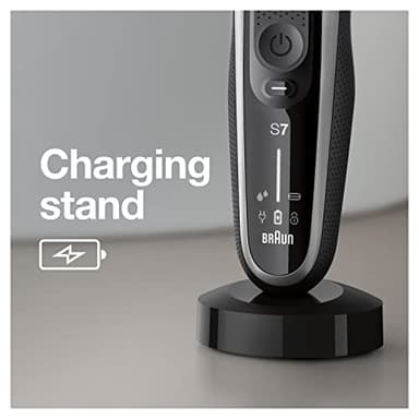 Braun Series 7 7032cs Flex Electric Razor for Men, Wet & Dry, Electric Razor, Rechargeable, Cordless Foil Shaver with Beard Trimmer and Charging Stand, Silver - Image 7