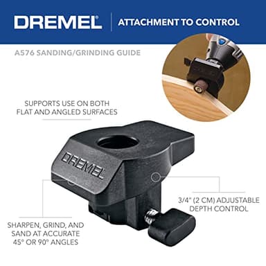 Dremel 4300-5/40 High Performance Rotary Tool Kit with LED Light- 5 Attachments & 40 Accessories - Ideal for Grinding, Cutting, Wood Carving, Sanding, and Engraving (Packaging May Vary) - Image 10